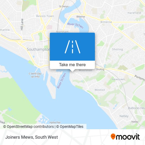 Joiners Mews map