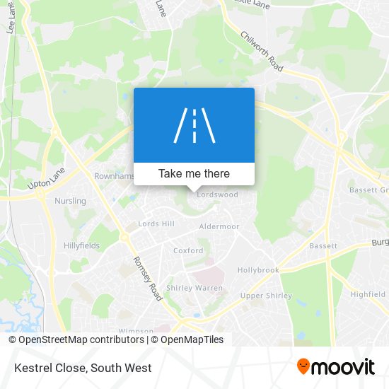Kestrel Close map
