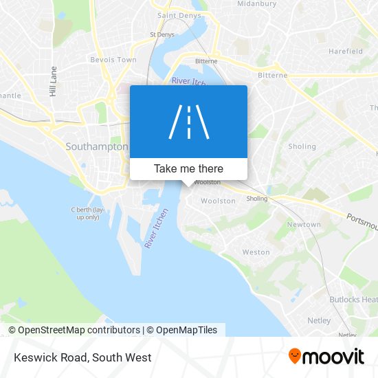 Keswick Road map