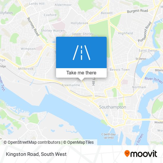 Kingston Road map