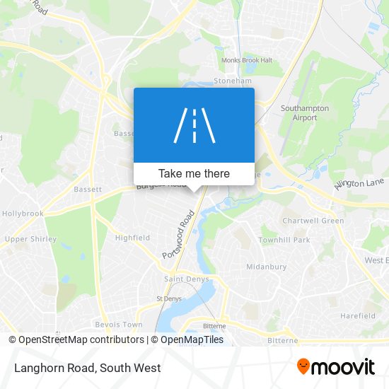 Langhorn Road map