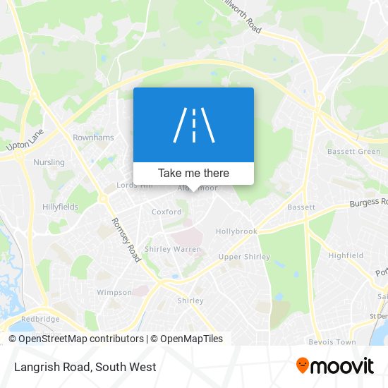 Langrish Road map