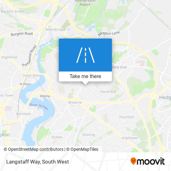 Langstaff Way map