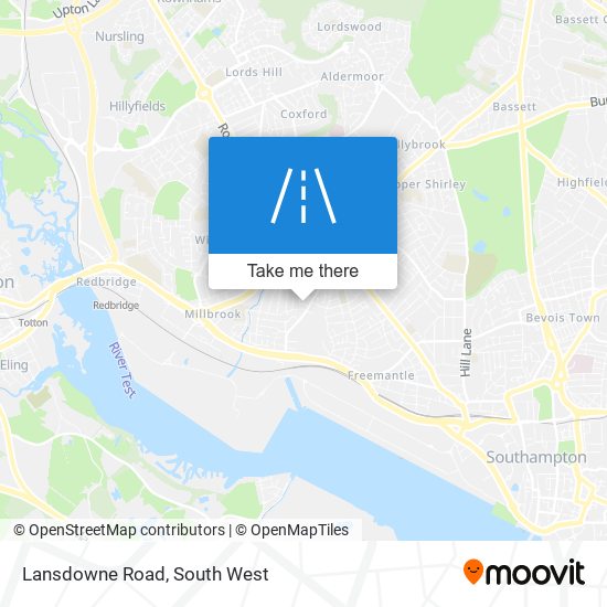 Lansdowne Road map