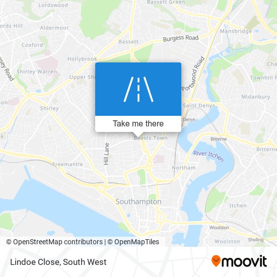 Lindoe Close map