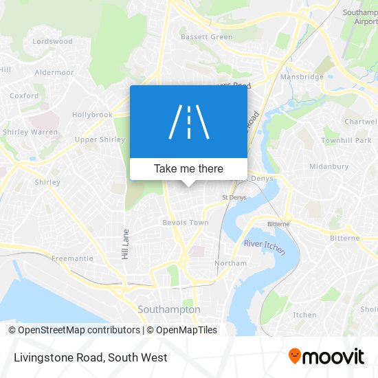 Livingstone Road map