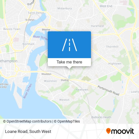 Loane Road map