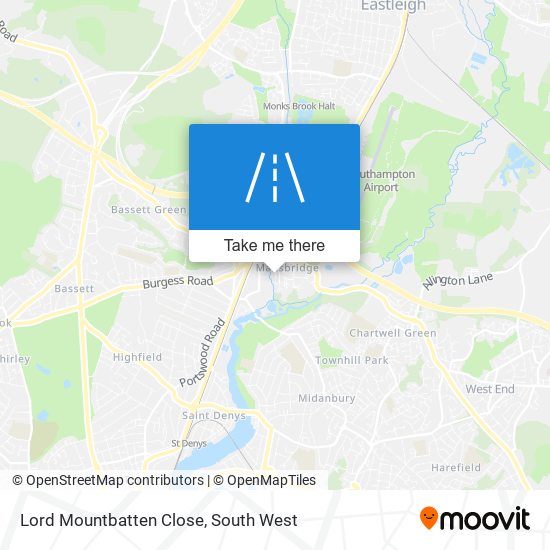 Lord Mountbatten Close map