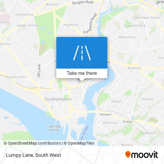 Lumpy Lane map