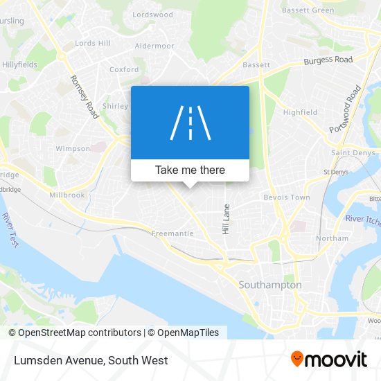 Lumsden Avenue map
