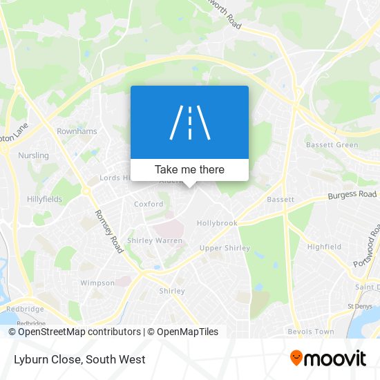 Lyburn Close map