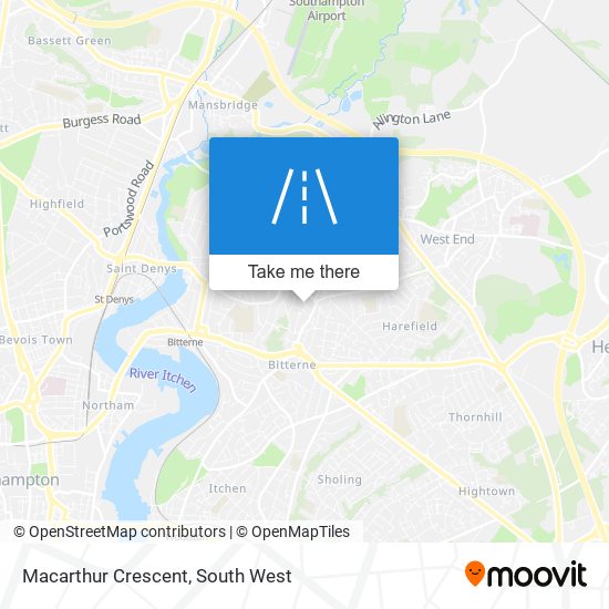Macarthur Crescent map