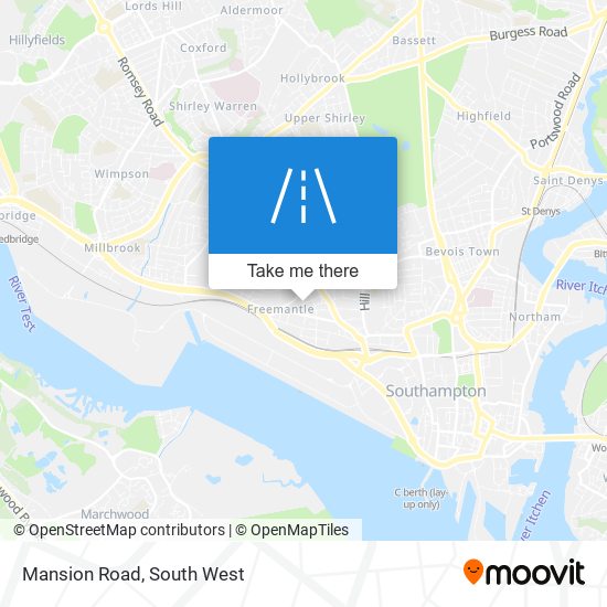 Mansion Road map