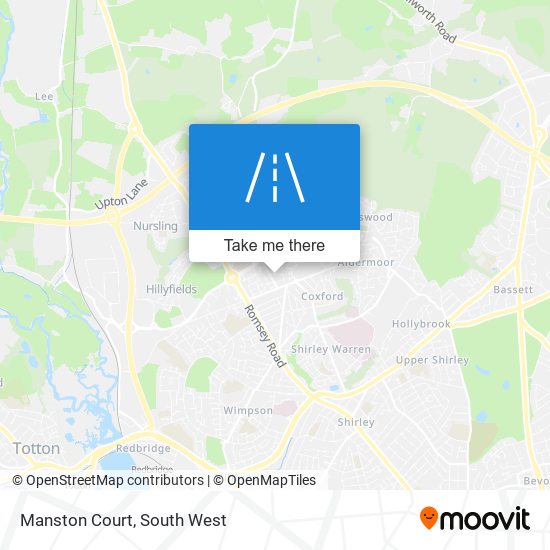 Manston Court map