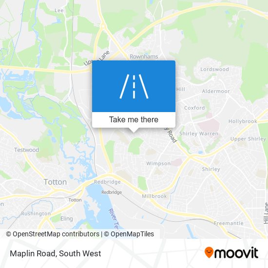 Maplin Road map