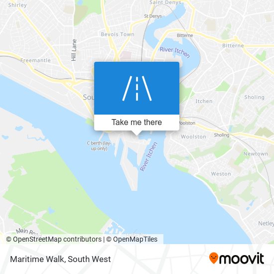 Maritime Walk map