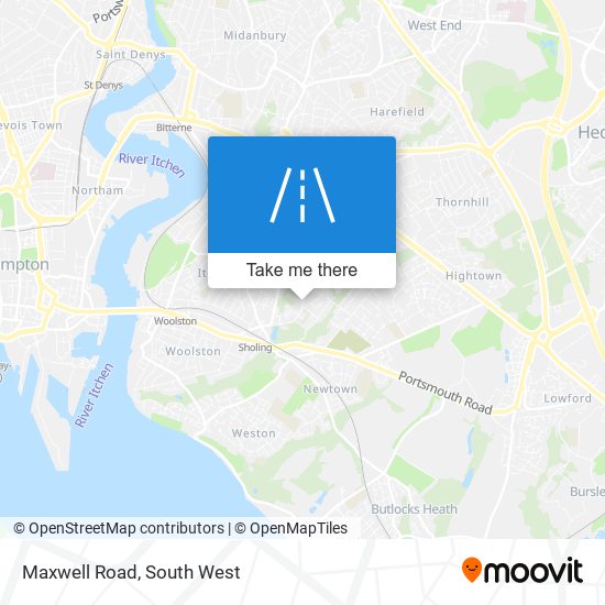 Maxwell Road map
