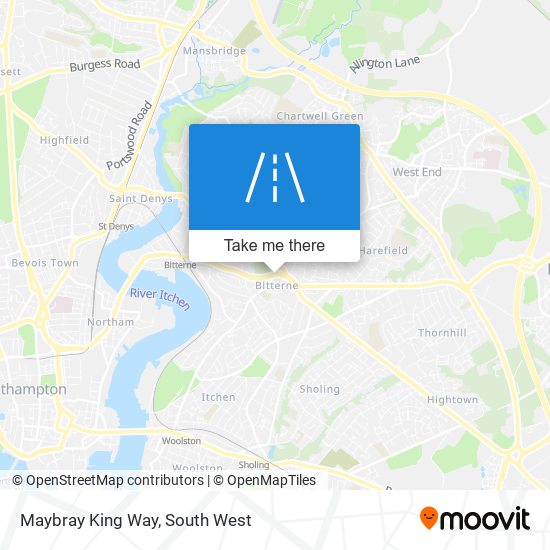 Maybray King Way map