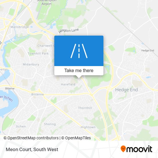 Meon Court map