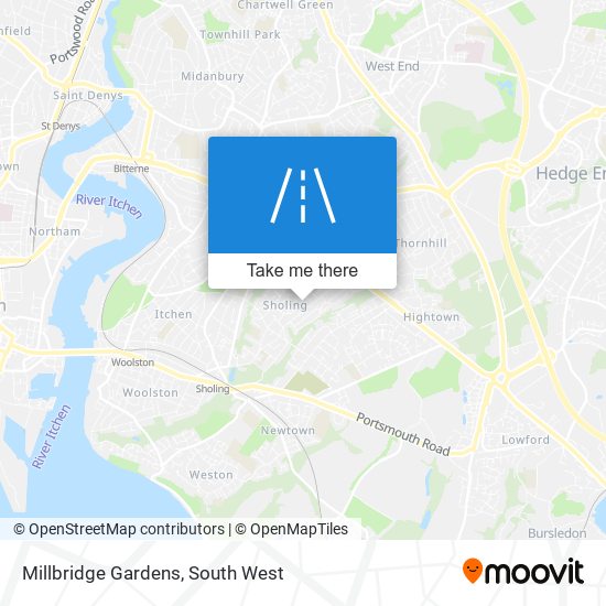 Millbridge Gardens map