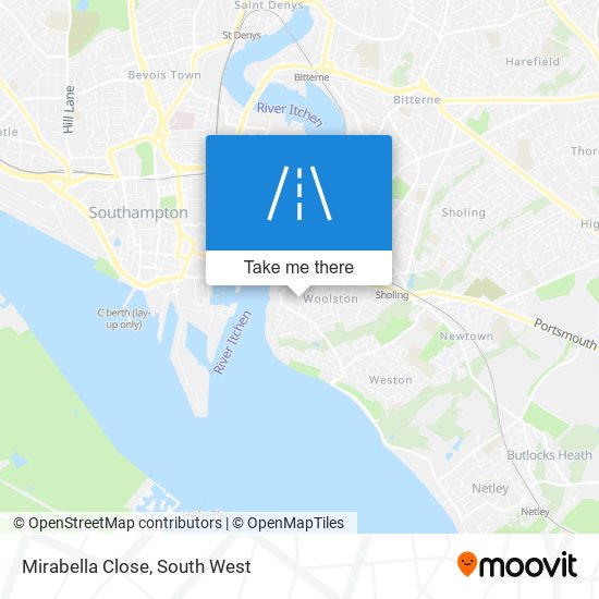 Mirabella Close map