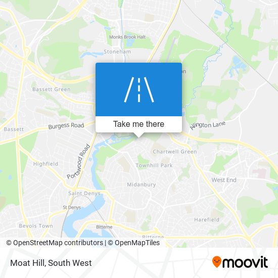 Moat Hill map