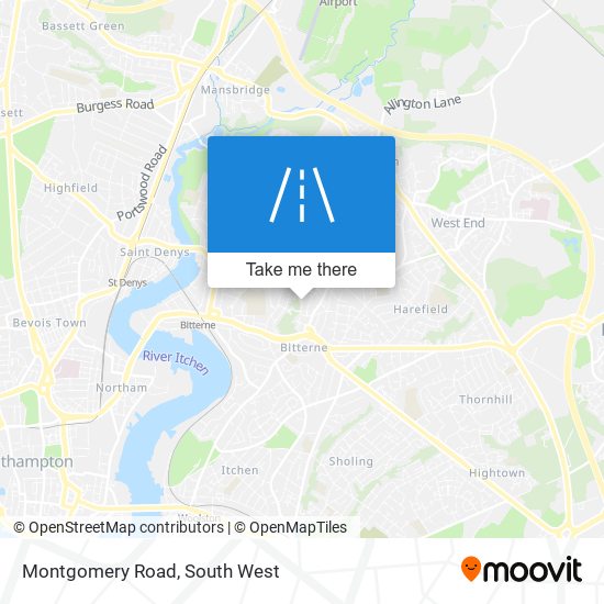 Montgomery Road map
