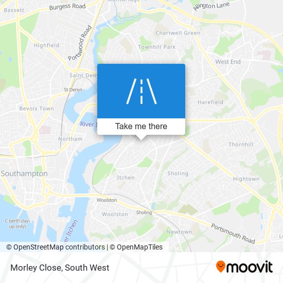 Morley Close map