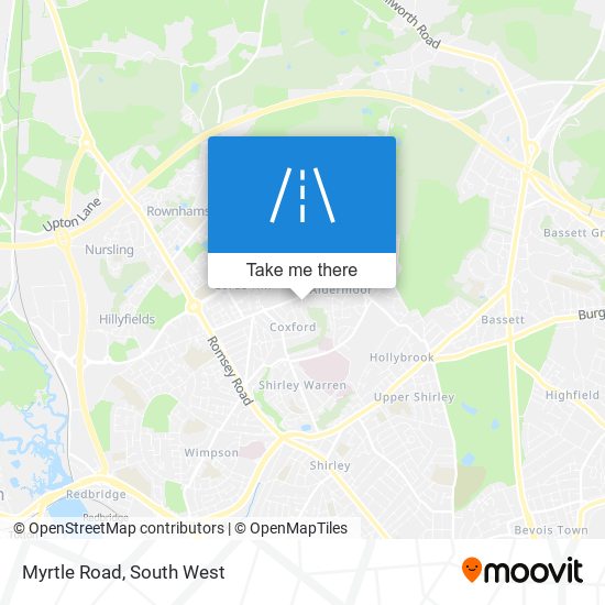 Myrtle Road map