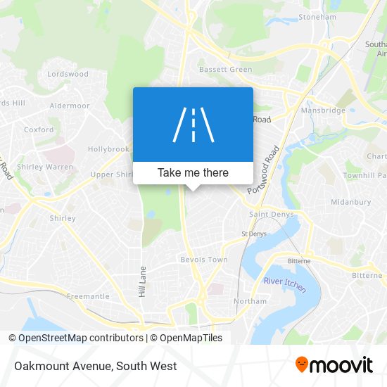 Oakmount Avenue map