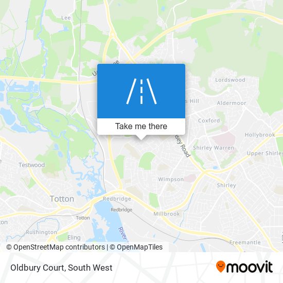 Oldbury Court map
