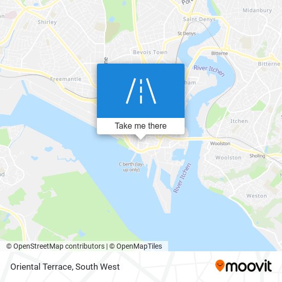 Oriental Terrace map