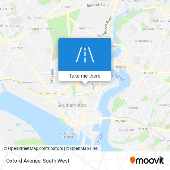 Oxford Avenue map
