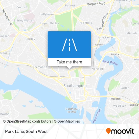 Park Lane map