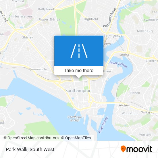 Park Walk map