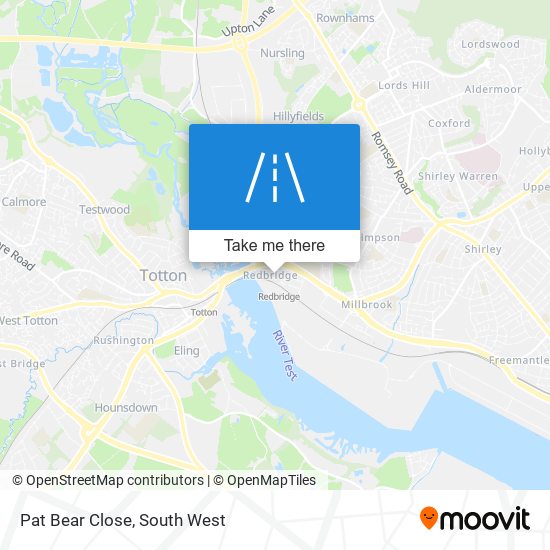 Pat Bear Close map
