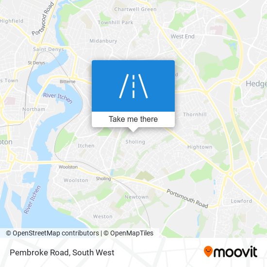 Pembroke Road map