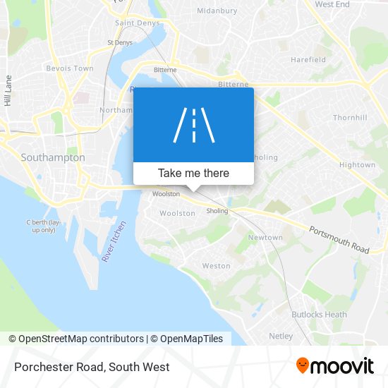Porchester Road map