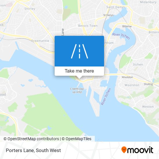 Porters Lane map