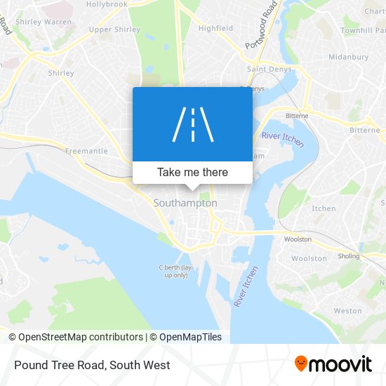 Pound Tree Road map