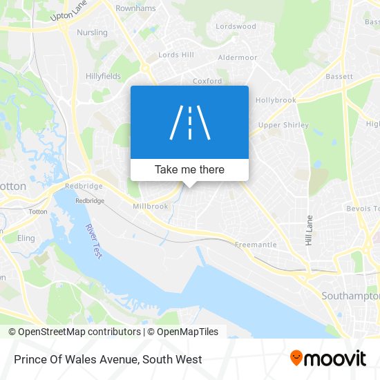 Prince Of Wales Avenue map