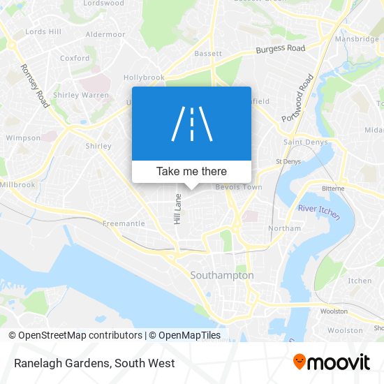 Ranelagh Gardens map
