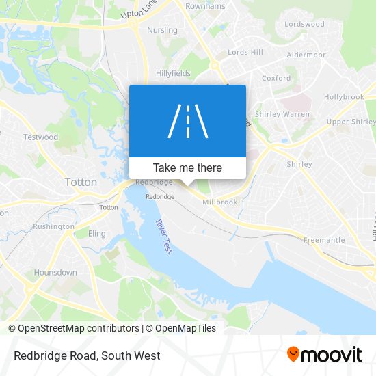 Redbridge Road map