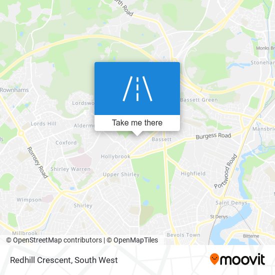 Redhill Crescent map