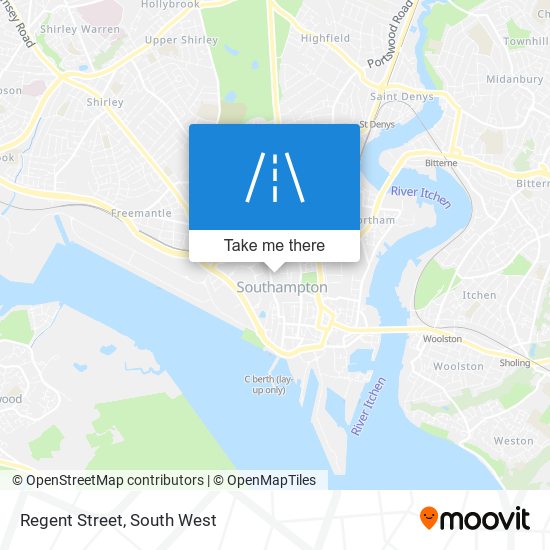 Regent Street map