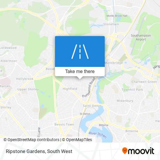 Ripstone Gardens map