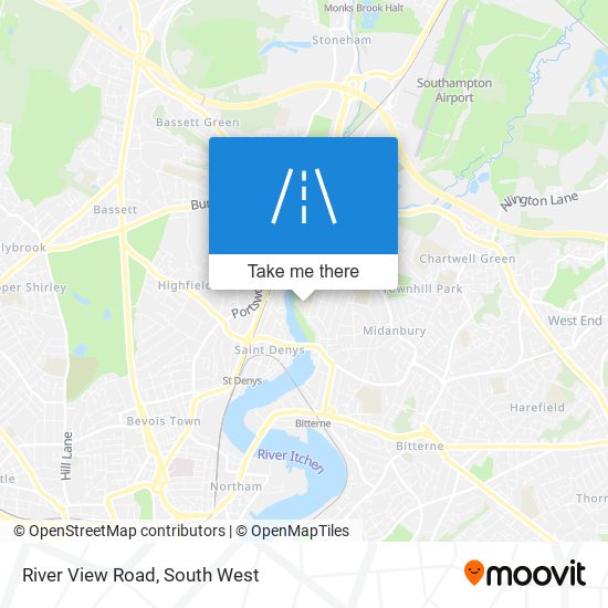 River View Road map