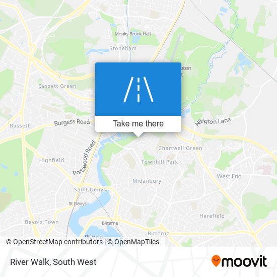 River Walk map