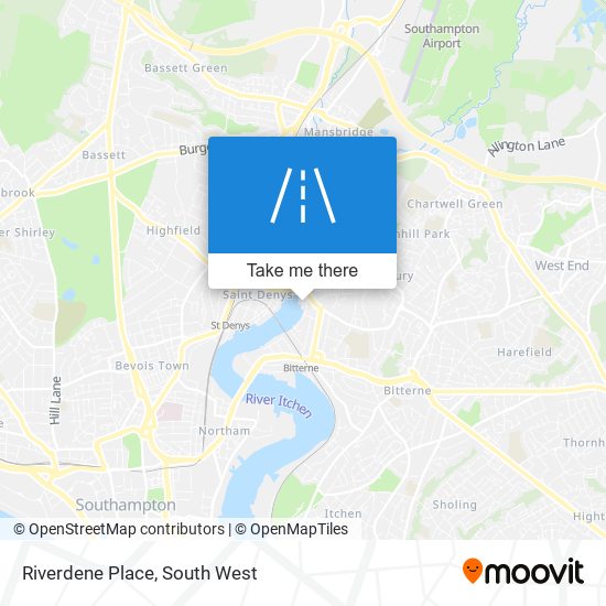 Riverdene Place map