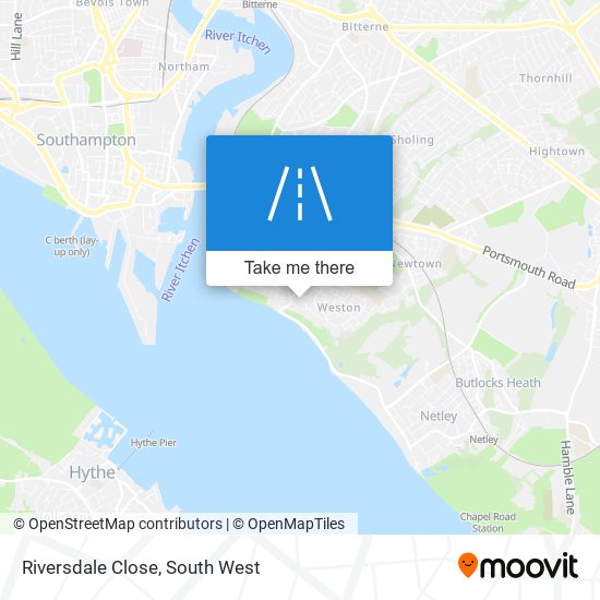 Riversdale Close map